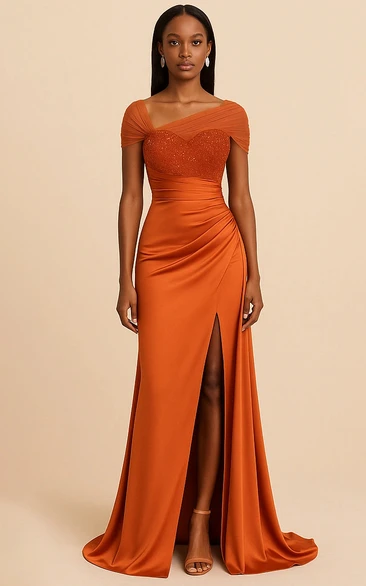 moonlight bridal bridesmaid dresses Colors Dress 3447 - Long Sequin Mesh Mermaid Dress main image 1