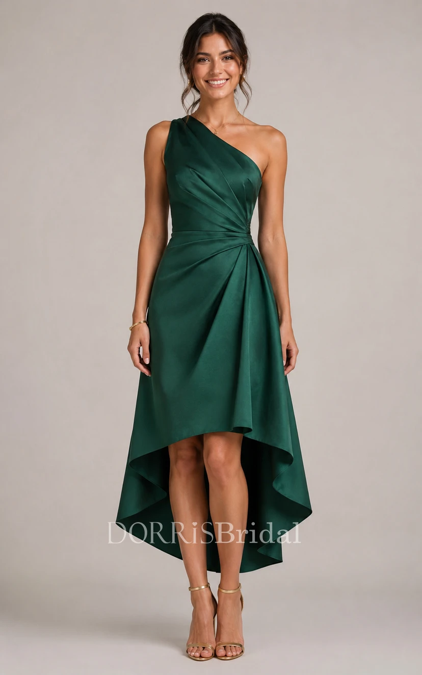 hunter green high low dress Azazie 2026 Lace Up Column Prom Dress Hunter Green Gown