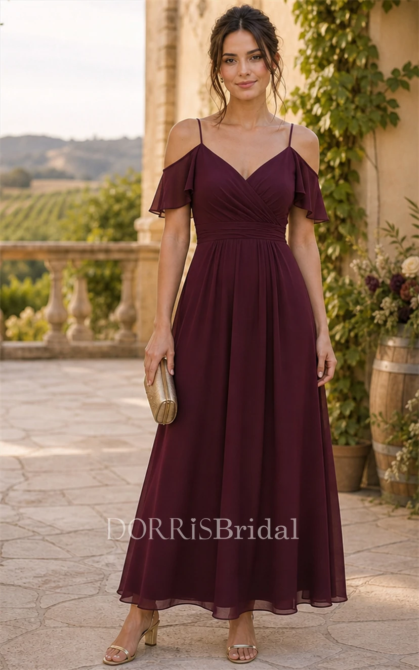 burgundy cold shoulder dress Maroon Cold Shoulder Style Dresses Satin Burgundy Maxi Dress A-Line Off Shoulder Satin Burgundy Long